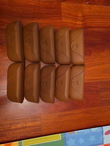 Ray ban brown leather - brown, hard