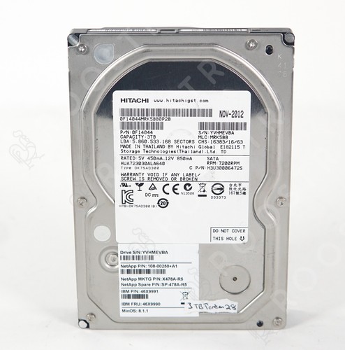 Hitachi 3tb sata hard drive - hitachi,